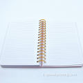 Spiral Kraft Paper Notebook Agenda Planner Uso della scuola